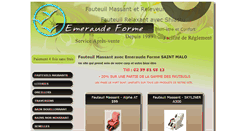 Desktop Screenshot of acheter-un-fauteuil-massant.com